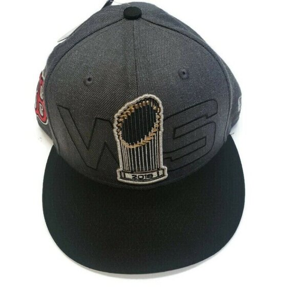 Boston Red Sox 2018 World Series Trophy Gray 9FIFTY New Era Snapback Hat Cap - Picture 8 of 8